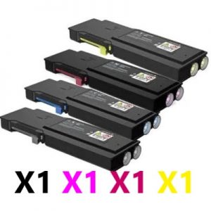 4 Pack Compatible Fuji Xerox CT202033-CT202036 Toner Cartridges (1BK,1C,1M,1Y)