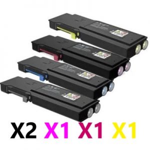 5 Pack Compatible Fuji Xerox CT202352 – CT202355 Toner Cartridges (2BK,1C,1M,1Y)