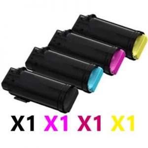 4 Pack Compatible Fuji Xerox CT203045-CT203048 Toner Cartridges (1BK,1C,1M,1Y)