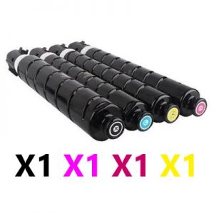 4 Pack Compatible Canon TG-67 Toner Cartridge (1BK,1C,1M,1Y)