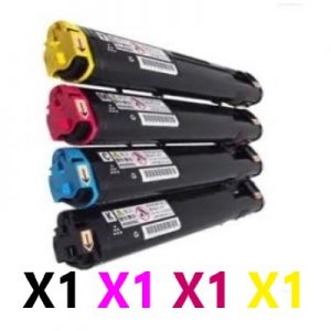 4 Pack Compatible Fuji Xerox CT200805 – CT200808 Toner Cartridges (1BK,1C,1M,1Y)