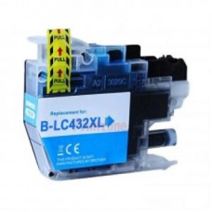 Compatible Brother LC-432XLC Cyan High Yield Ink Cartridge – 1,500 Pages