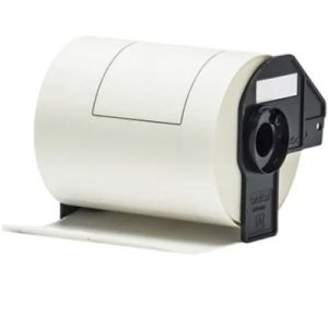 Compatible Brother DK-11241 Black Text on White 102mm x 152mm Die-Cut Paper Label Roll – 200 labels per roll